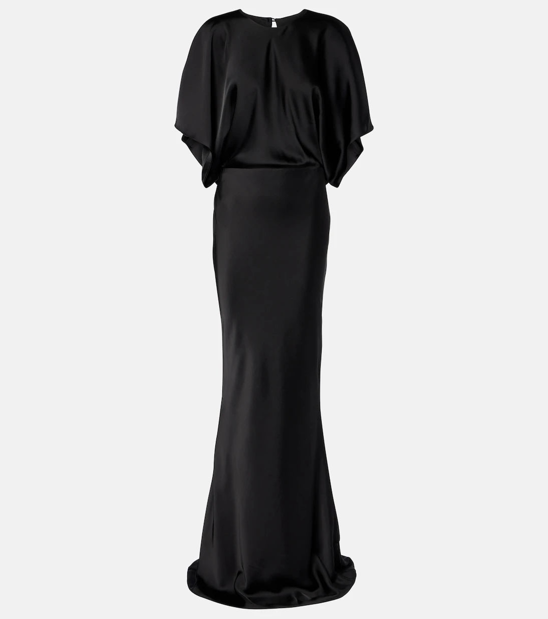 Norma Kamali - Obie draped satin gown