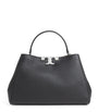 Tory Burch Black Large Leather Eleanor Top-Handle Bag