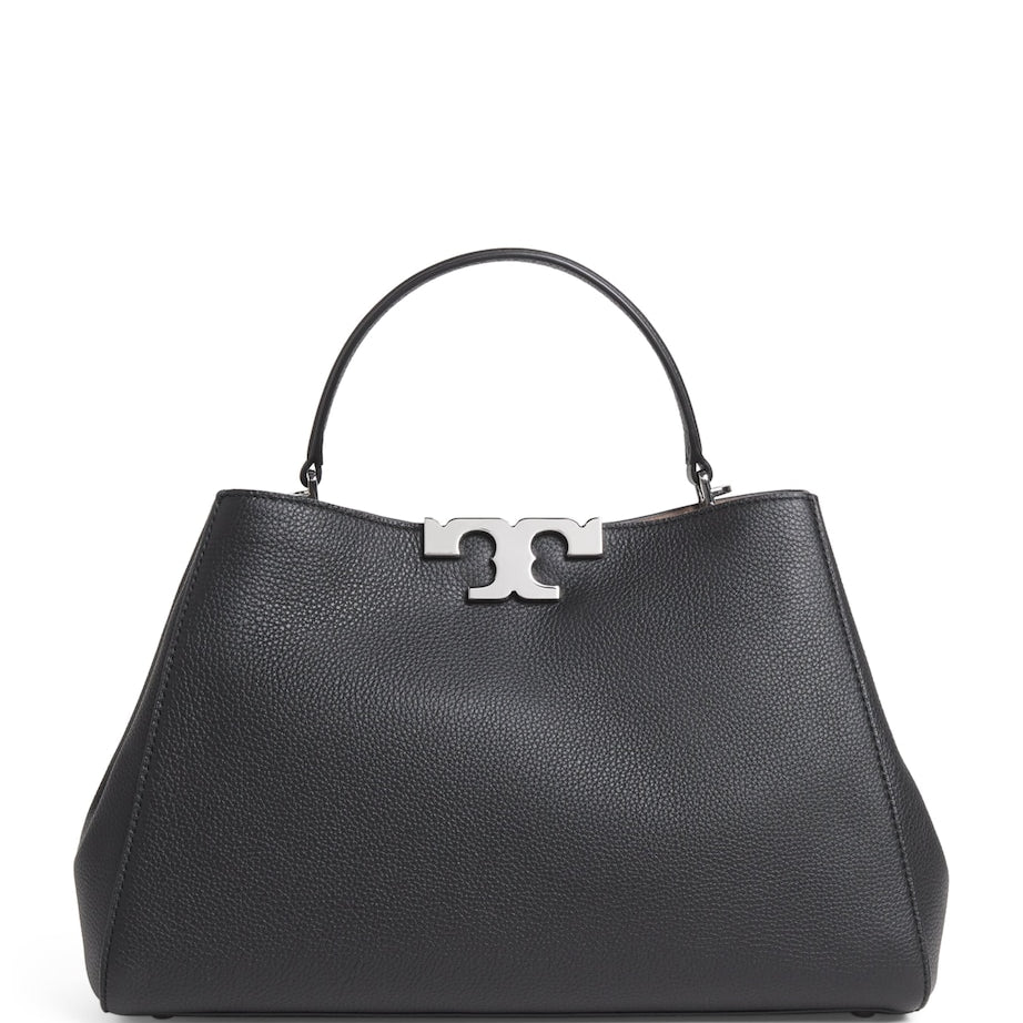 Tory Burch Black Large Leather Eleanor Top-Handle Bag