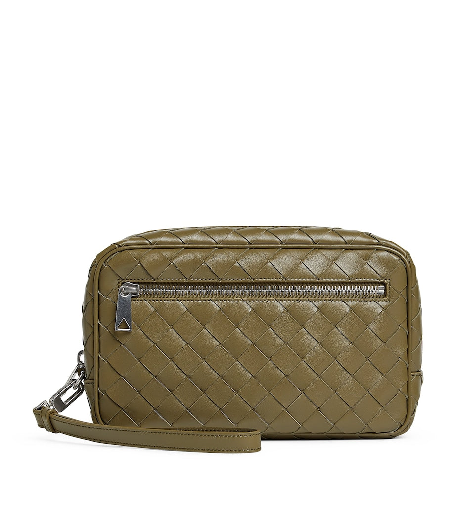 Bottega Veneta Leather Intrecciato Pouch