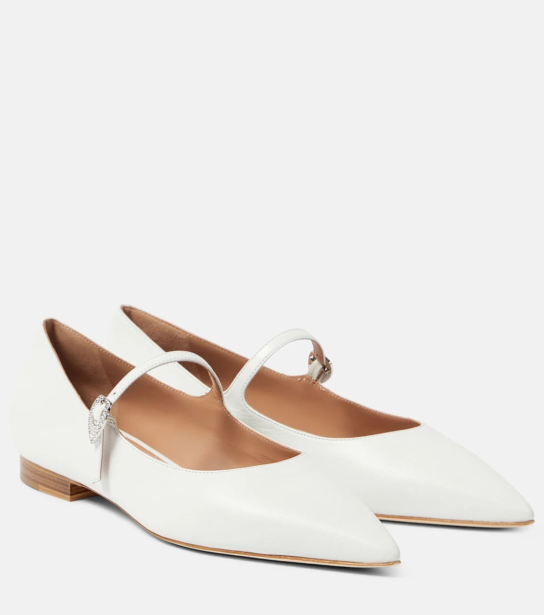 Malone Souliers - x Tabitha Simmons Kate leather ballet flats