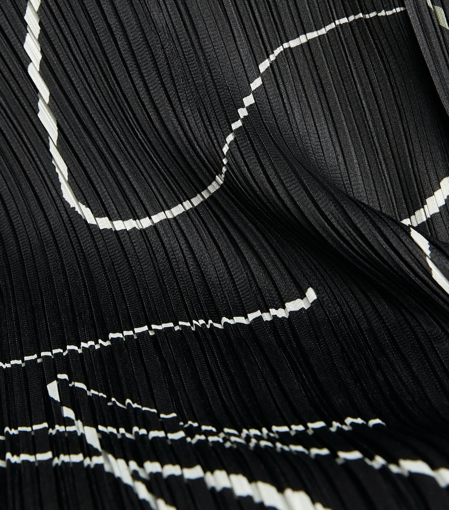 Black Printed Pause Tunic