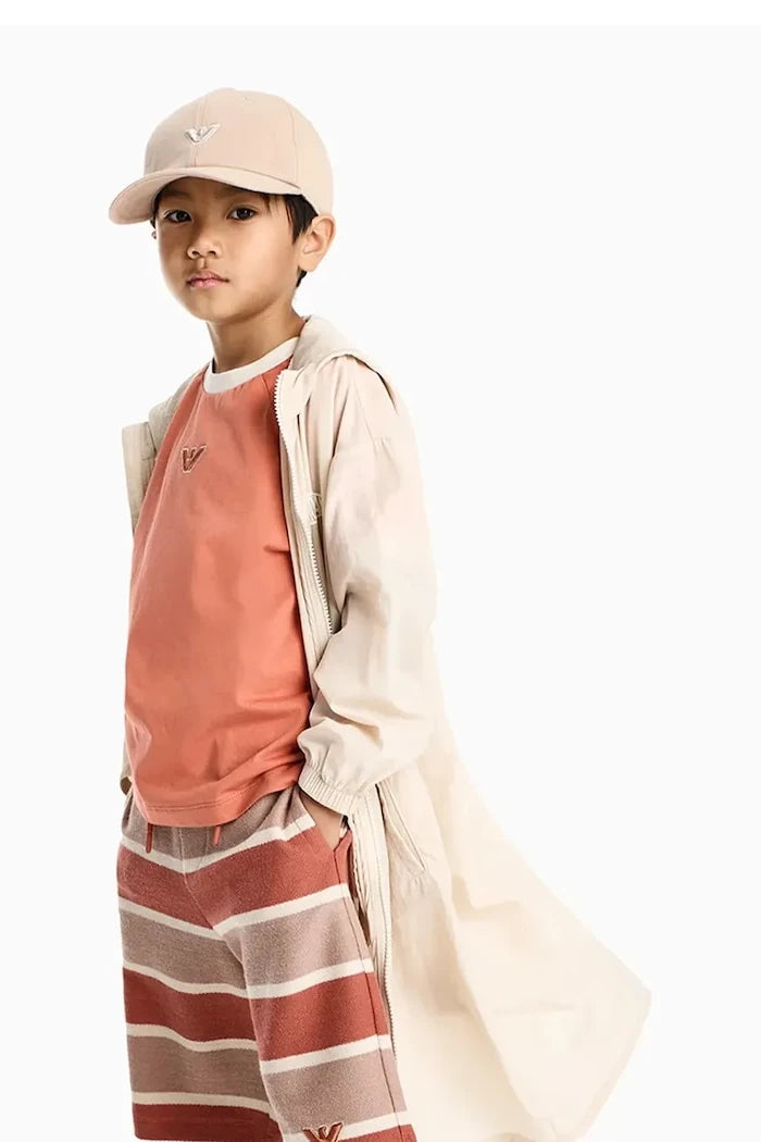 Emporio Armani Çocuk Pamuklu Şapka