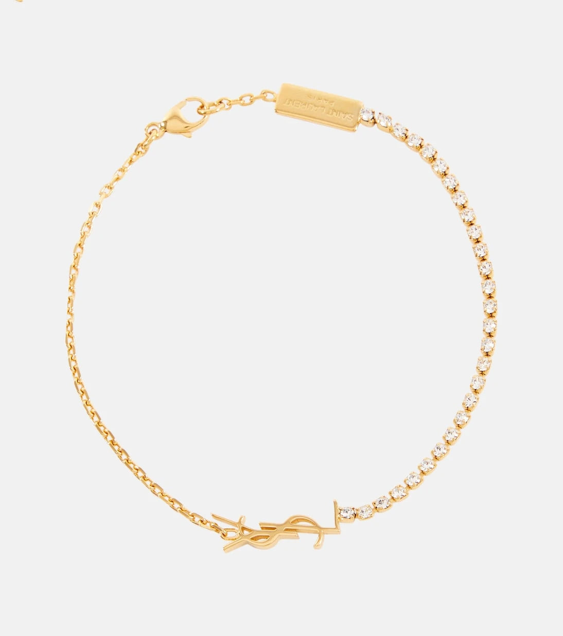 Saint Laurent - Cassandre embellished bracelet