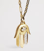 Jade Trau Yellow Gold and Diamond Hamsa Charm