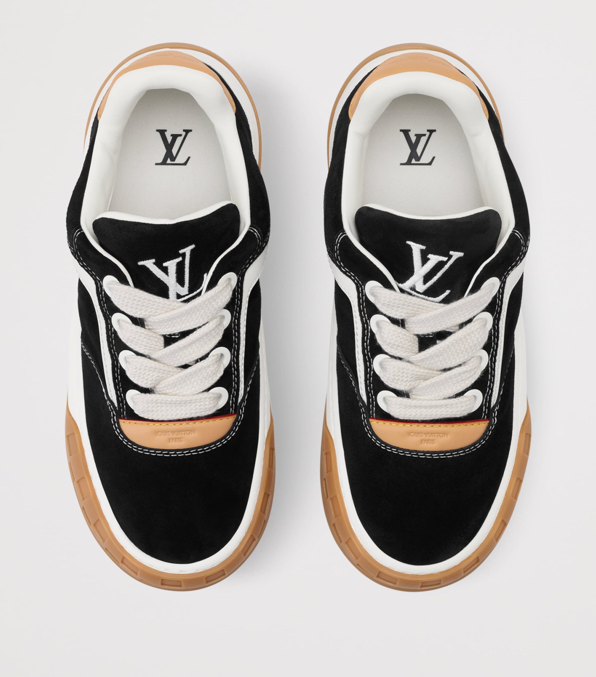 Suede Tilted Low-Top Sneakers