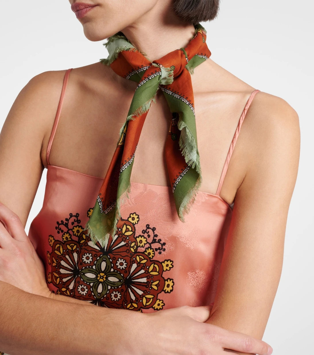 Alémais - Contina Midi fringed cotton scarf