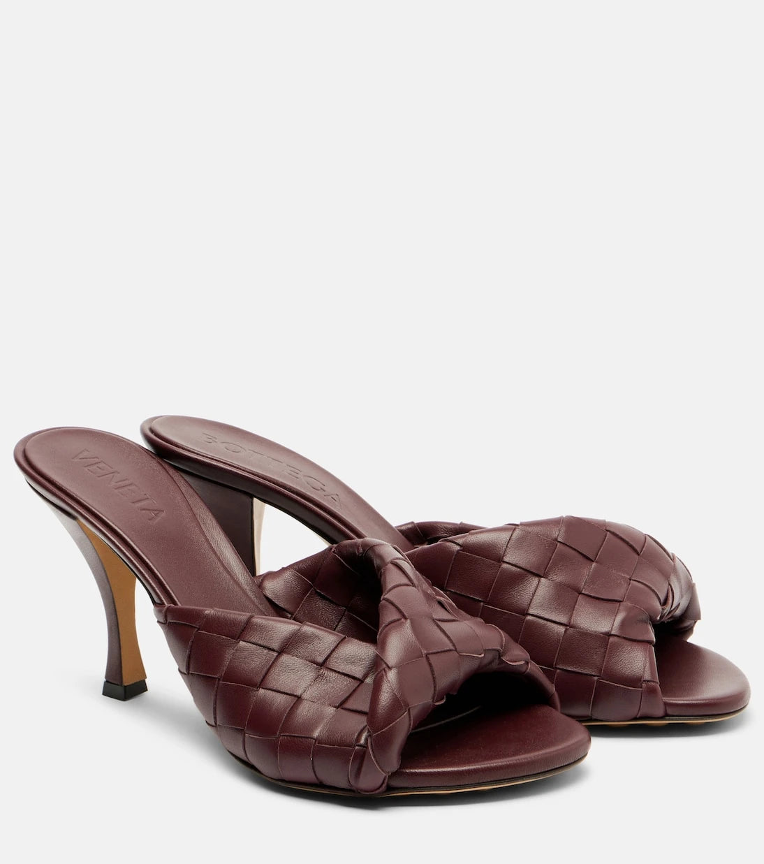 Bottega Veneta - Blink 80 Intrecciato leather mules