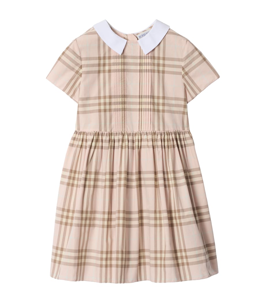 Burberry Kids Cotton Check Dress (3-12 Years)