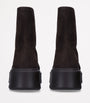 Zipped Suede Ankle Boots 50