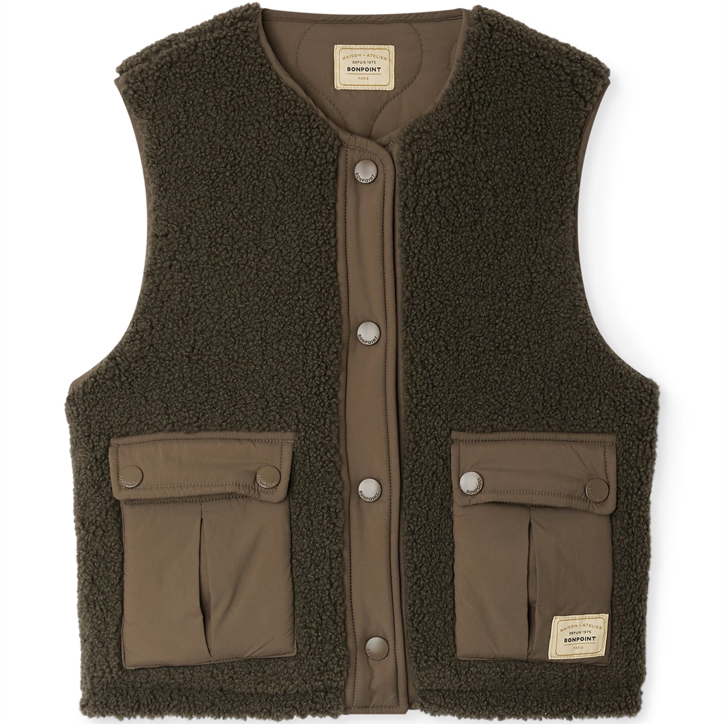 Bonpoint Faux Shearling Gilet (4-8 Years)