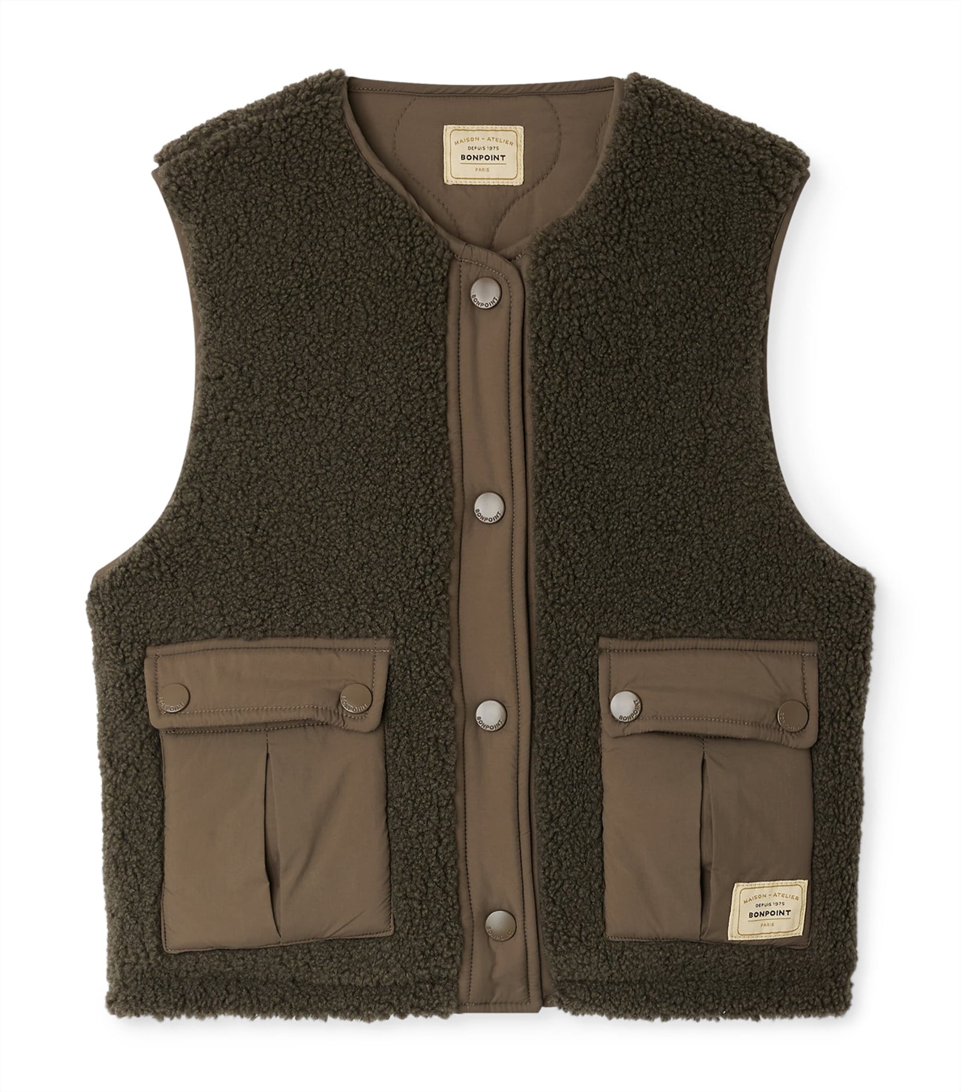 Bonpoint Faux Shearling Gilet (4-8 Years)