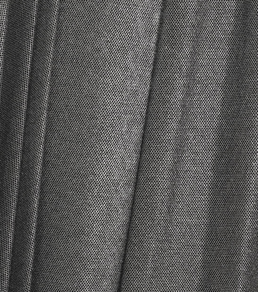Brunello Cucinelli - Cotton-blend lamé midi skirt