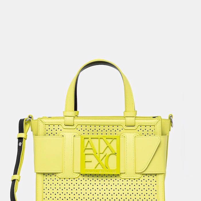 Armani Exchange kadın crossbody çanta, suni deriden