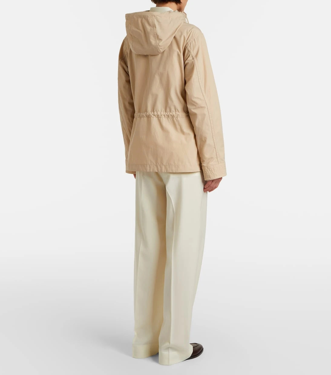 Moncler - Pleated virgin wool straight pants