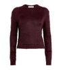 Max Mara Red Mohair-Blend Sweater