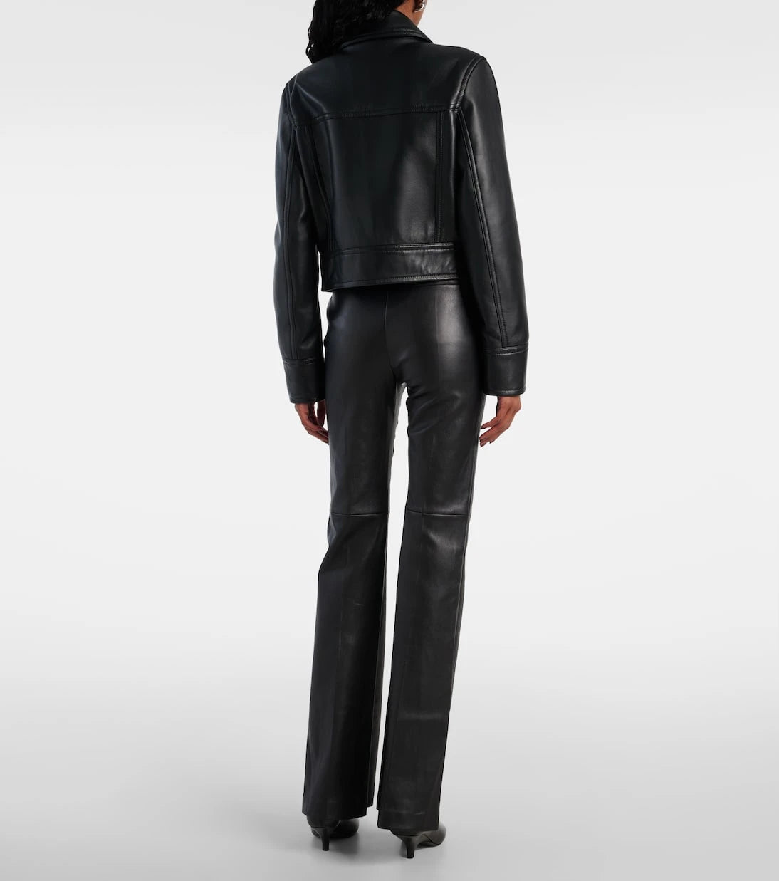 Joseph - Caron cropped leather jacket