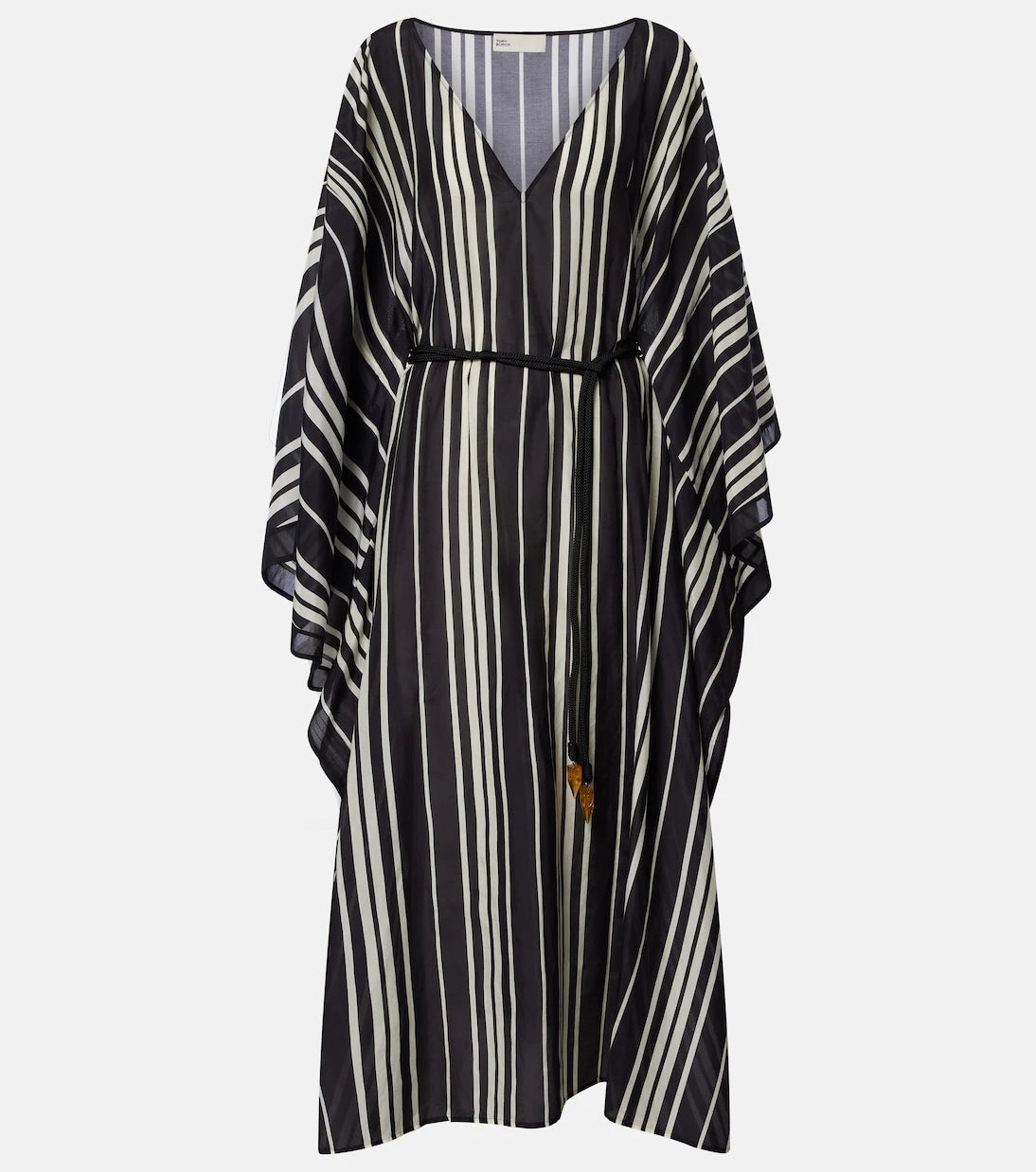 Tory Burch - Striped cotton and silk kaftan