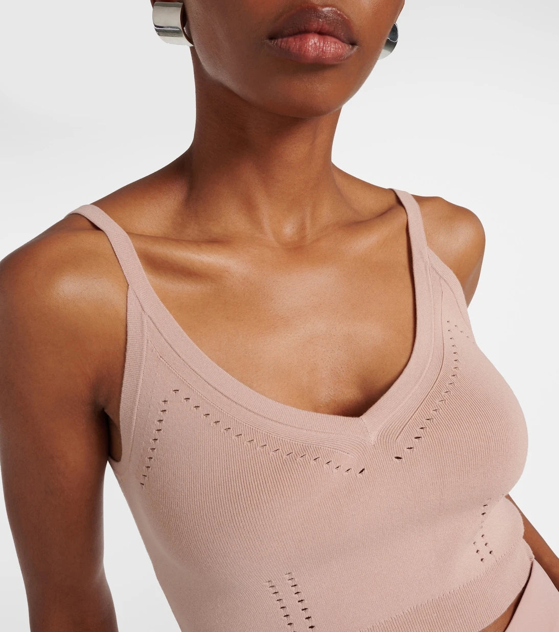 Max Mara - Cropped knitted tank top