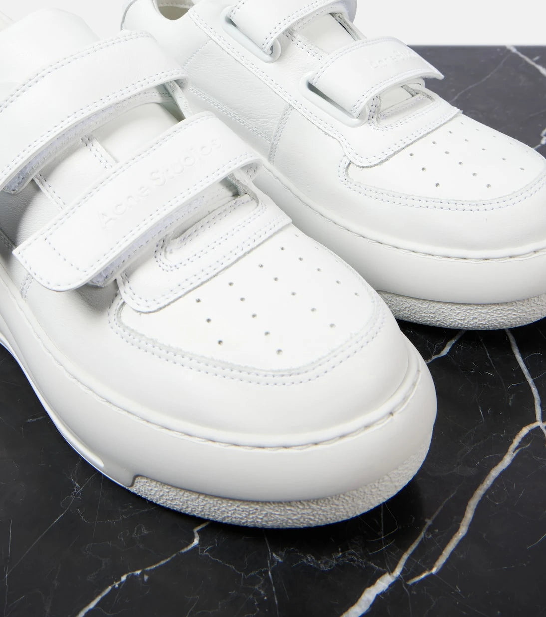Acne Studios - Leather platform sneakers