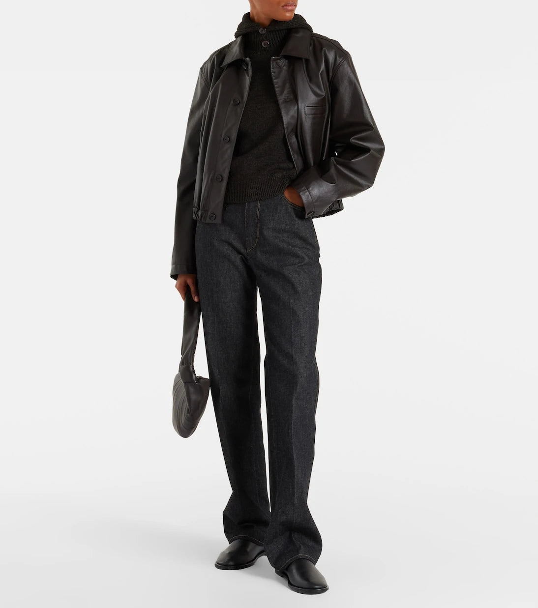 Lemaire - High-rise straight jeans
