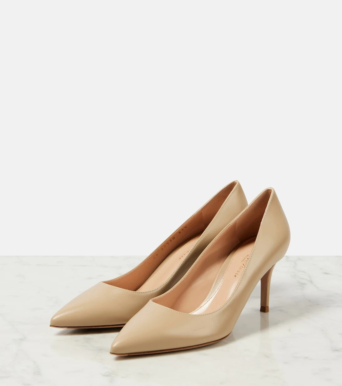 Gianvito Rossi - Gianvito 70 deri topuklu ayakkabı