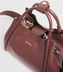 Max Mara Red Extra-Small Leather Marine Top-Handle Bag