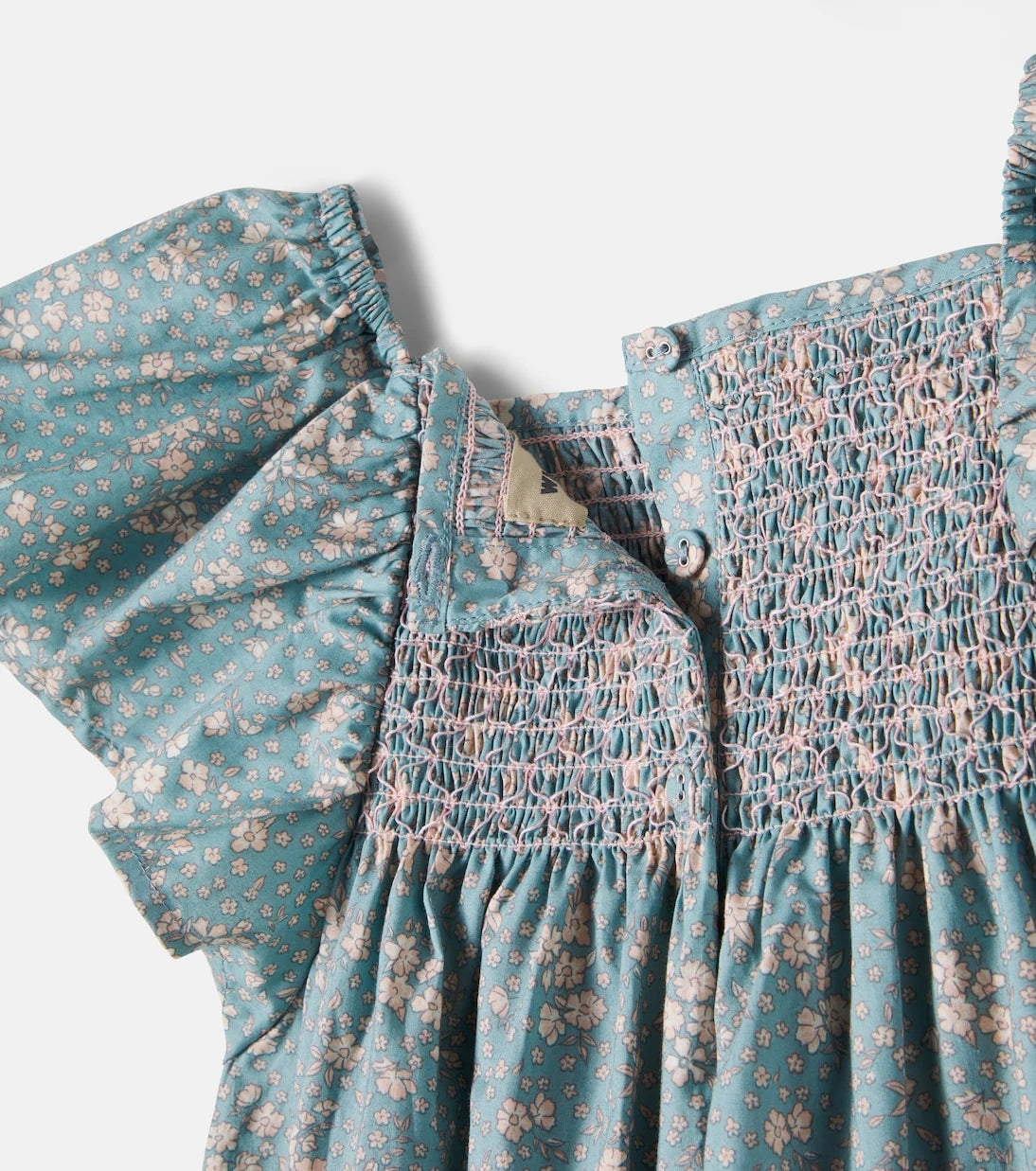 Wheat - Elva floral smocked cotton dress