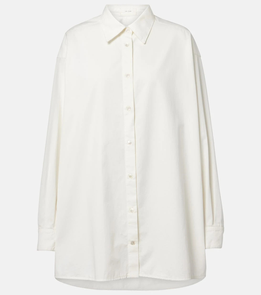 The Row - Luka cotton and cashmere shirt