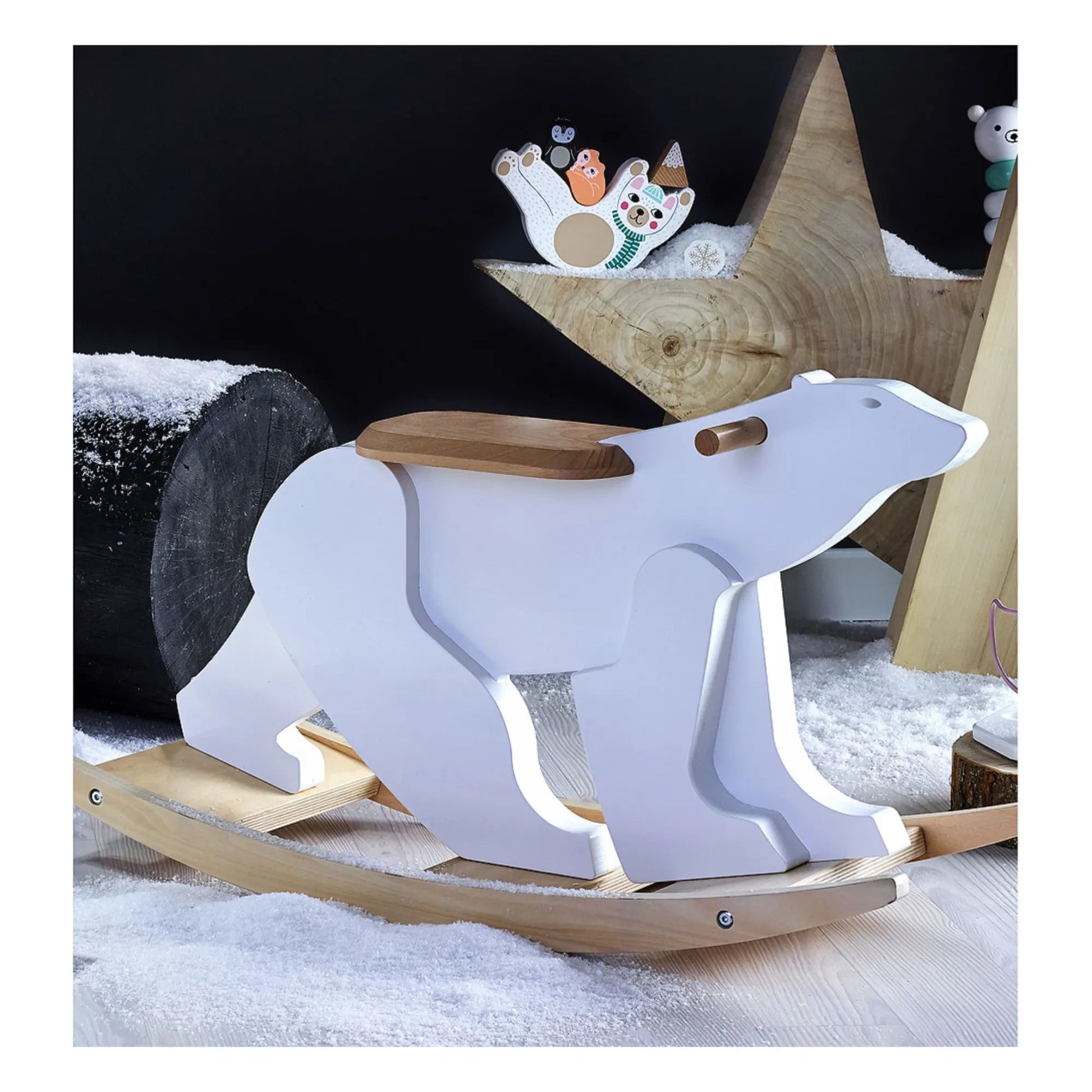 Vilac - Eddy Bear Wooden Balancing Game - Michelle Carlslund