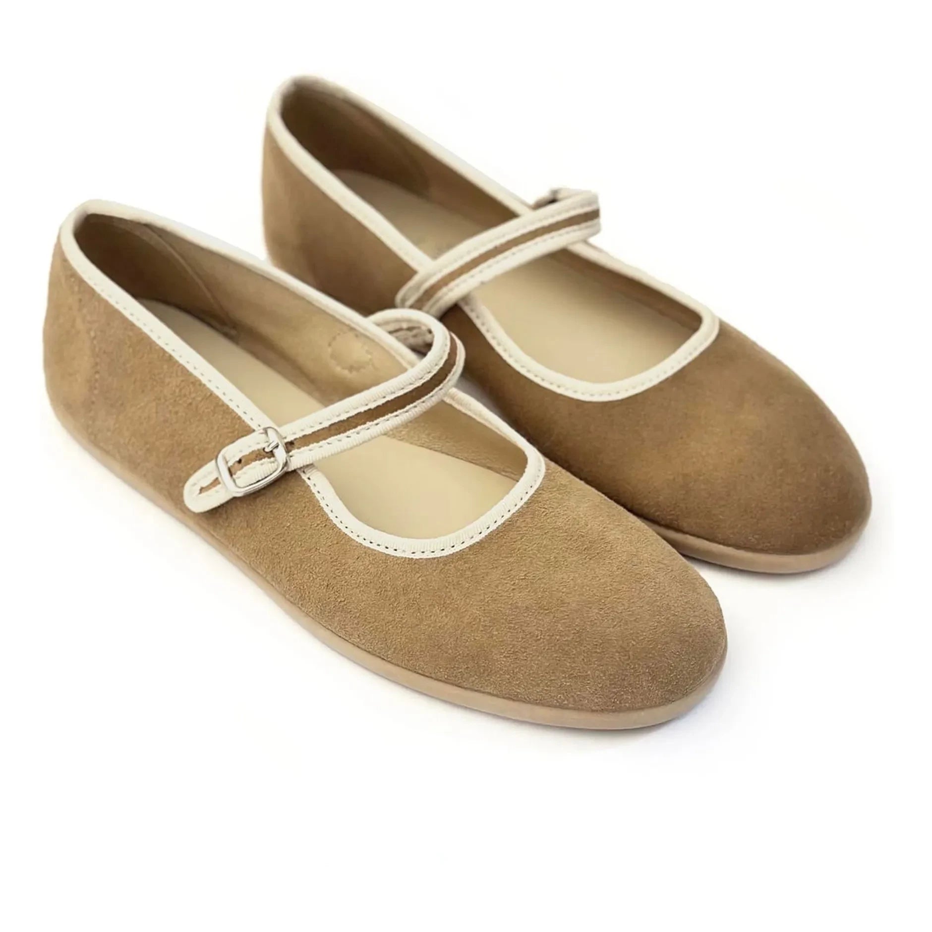 Hermosilla - Ballerinas Mésange - Women's collection | Camel