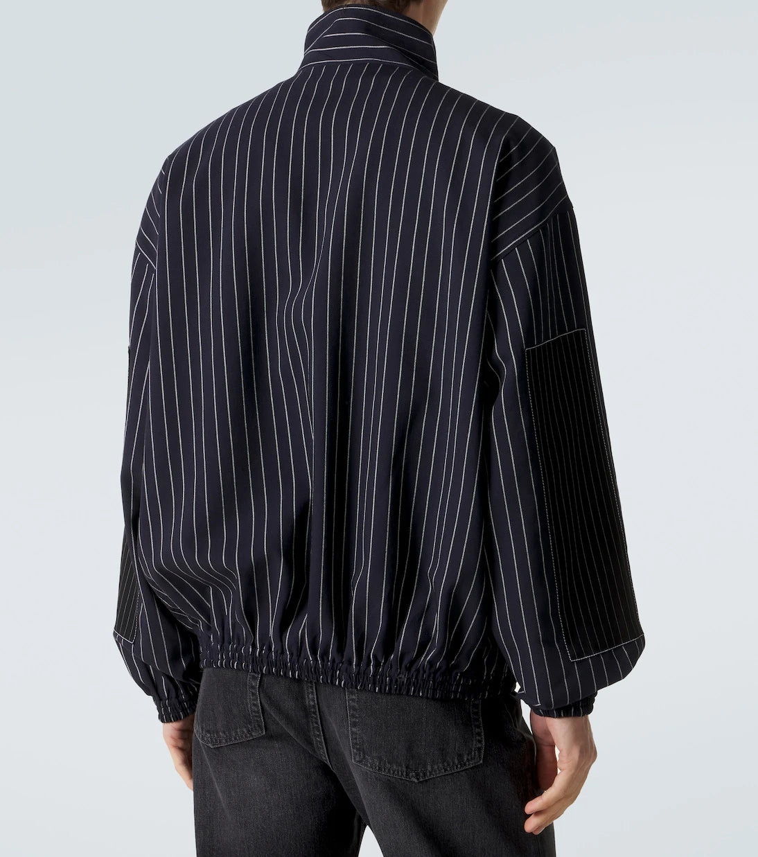 Acne Studios - Pinstripe wool and cotton-blend jacket