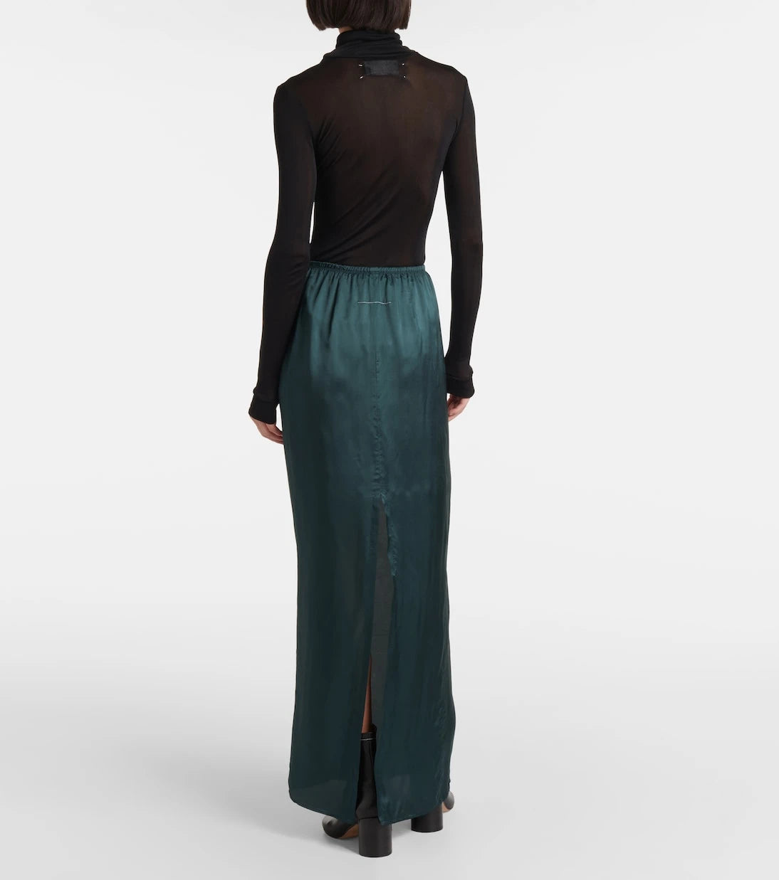 MM6 Maison Margiela - Satin maxi skirt
