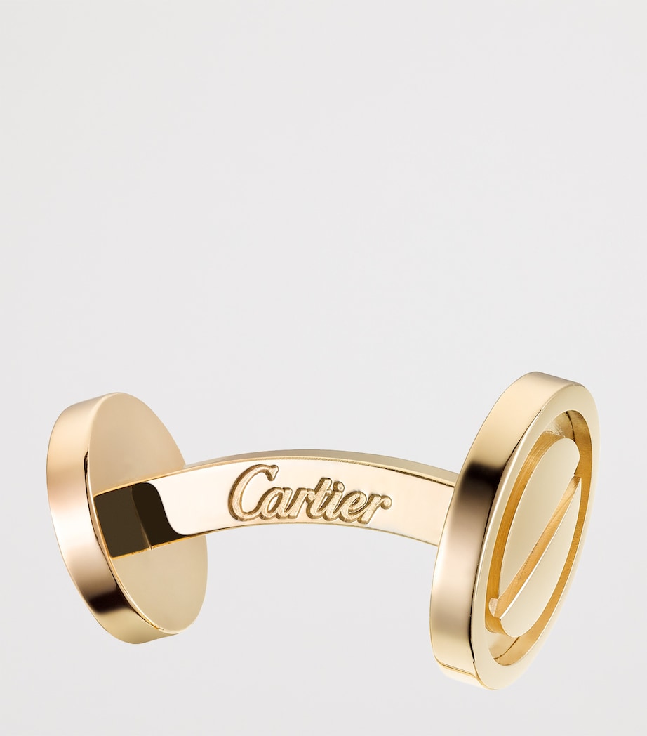 Yellow Gold LOVE Cufflinks
