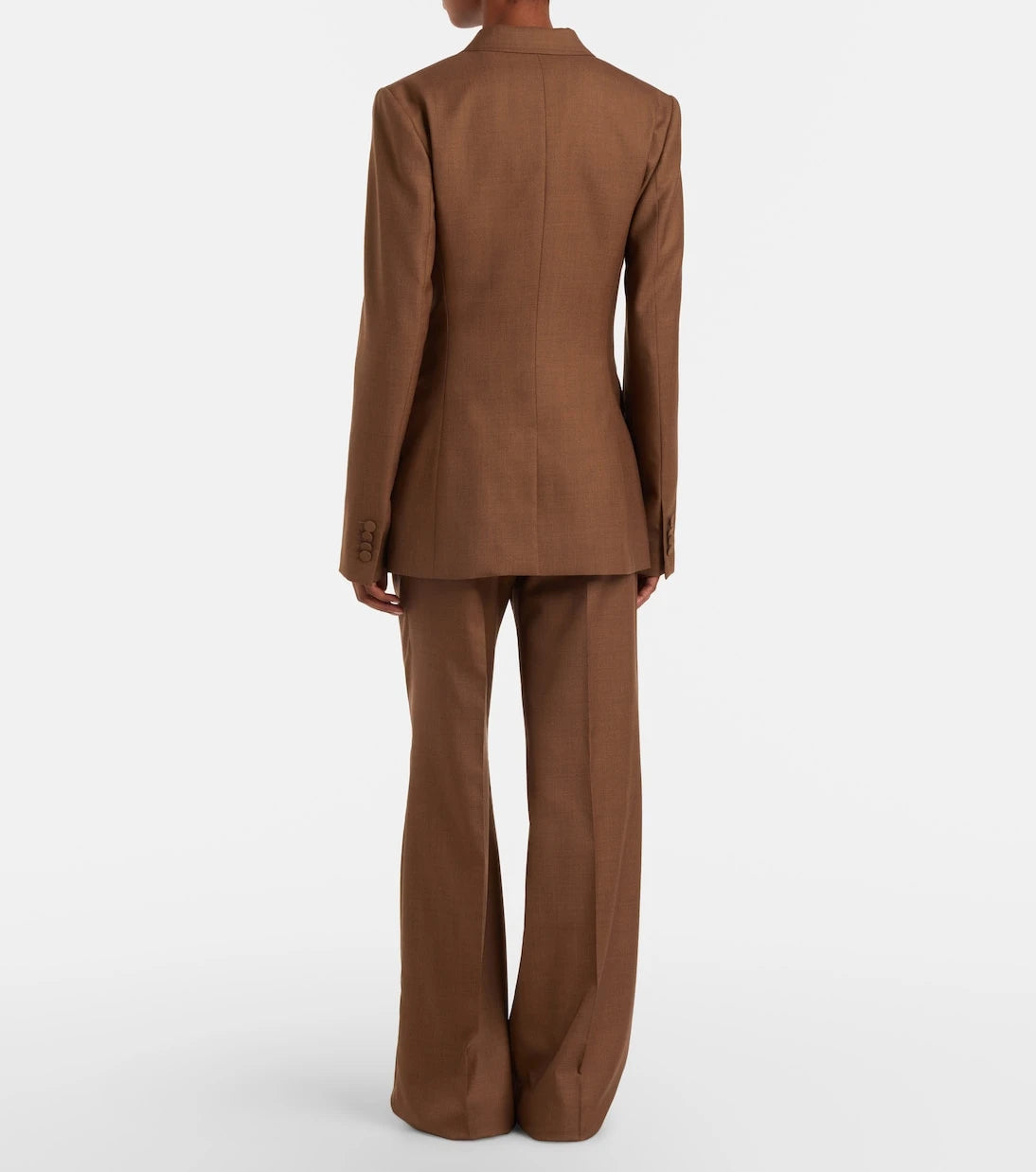 Gabriela Hearst - Vesta wool and silk flared pants