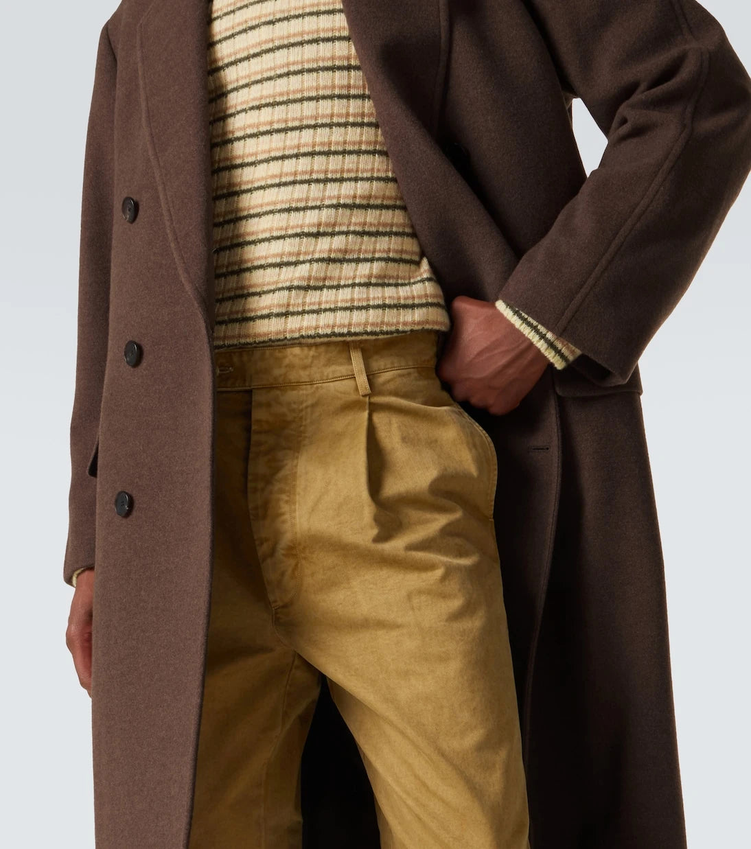 Auralee - Double-breasted wool coat