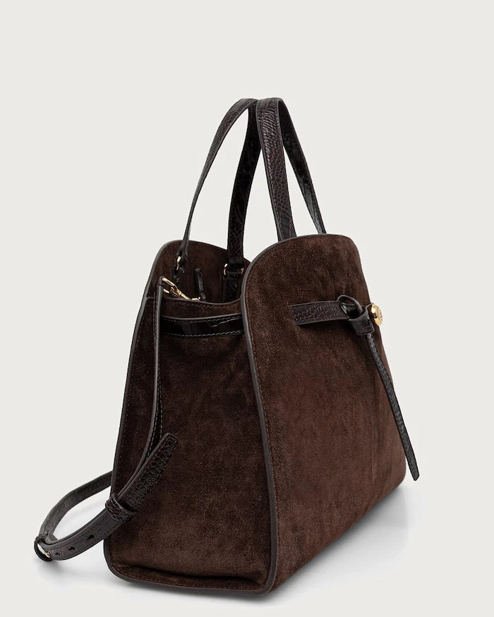 Tory Burch Kadın Süet Romy Suede Bauletto Çanta