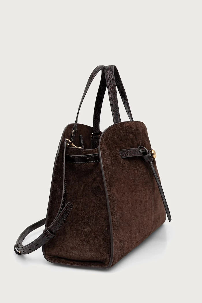Tory Burch Kadın Süet Romy Suede Bauletto Çanta