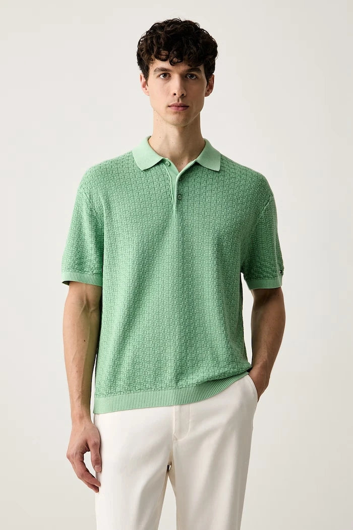 Tommy Hilfiger erkek pamuklu yakalı polo tişört
