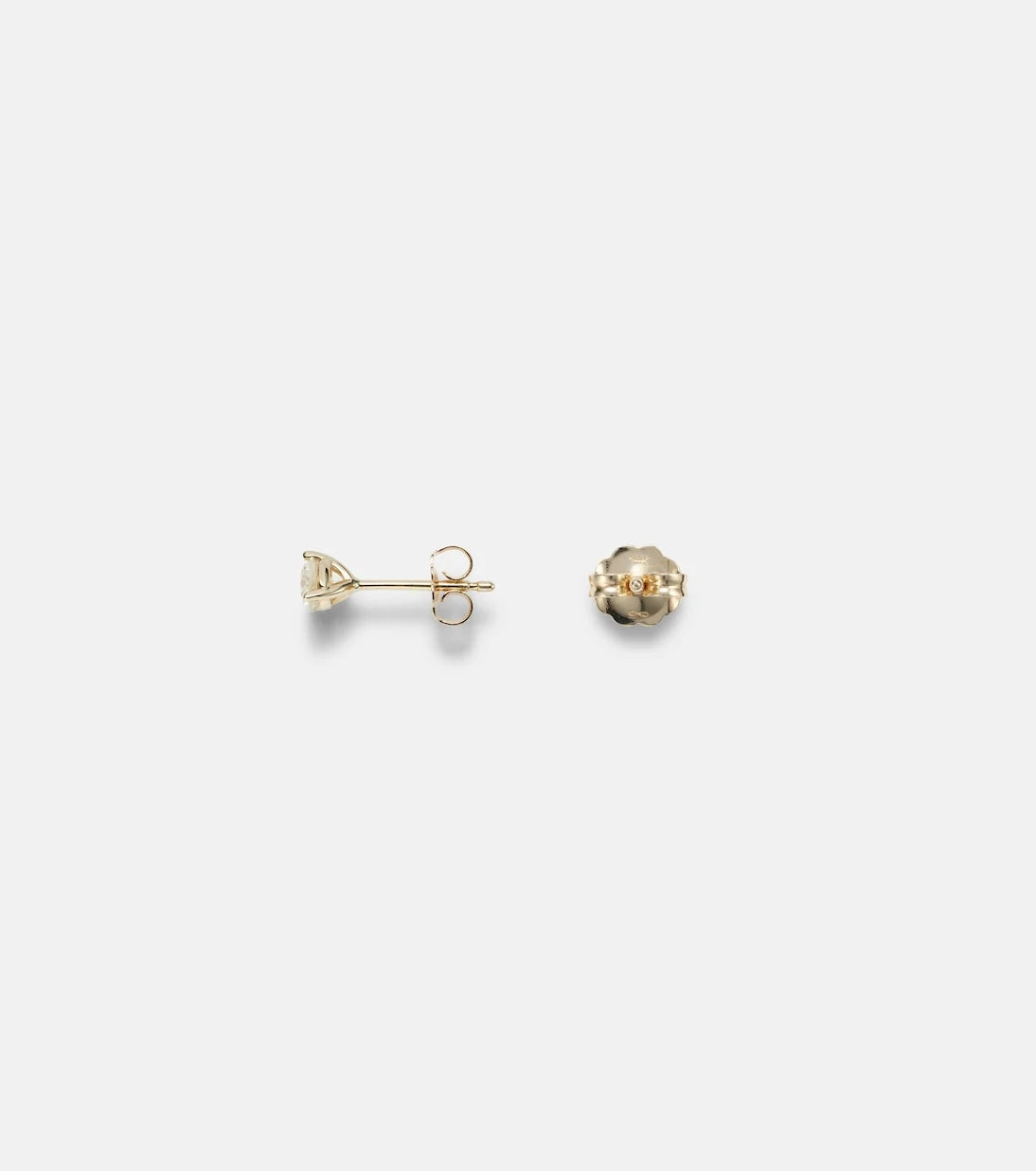 Stone and Strand - 14kt gold earrings with diamonds
