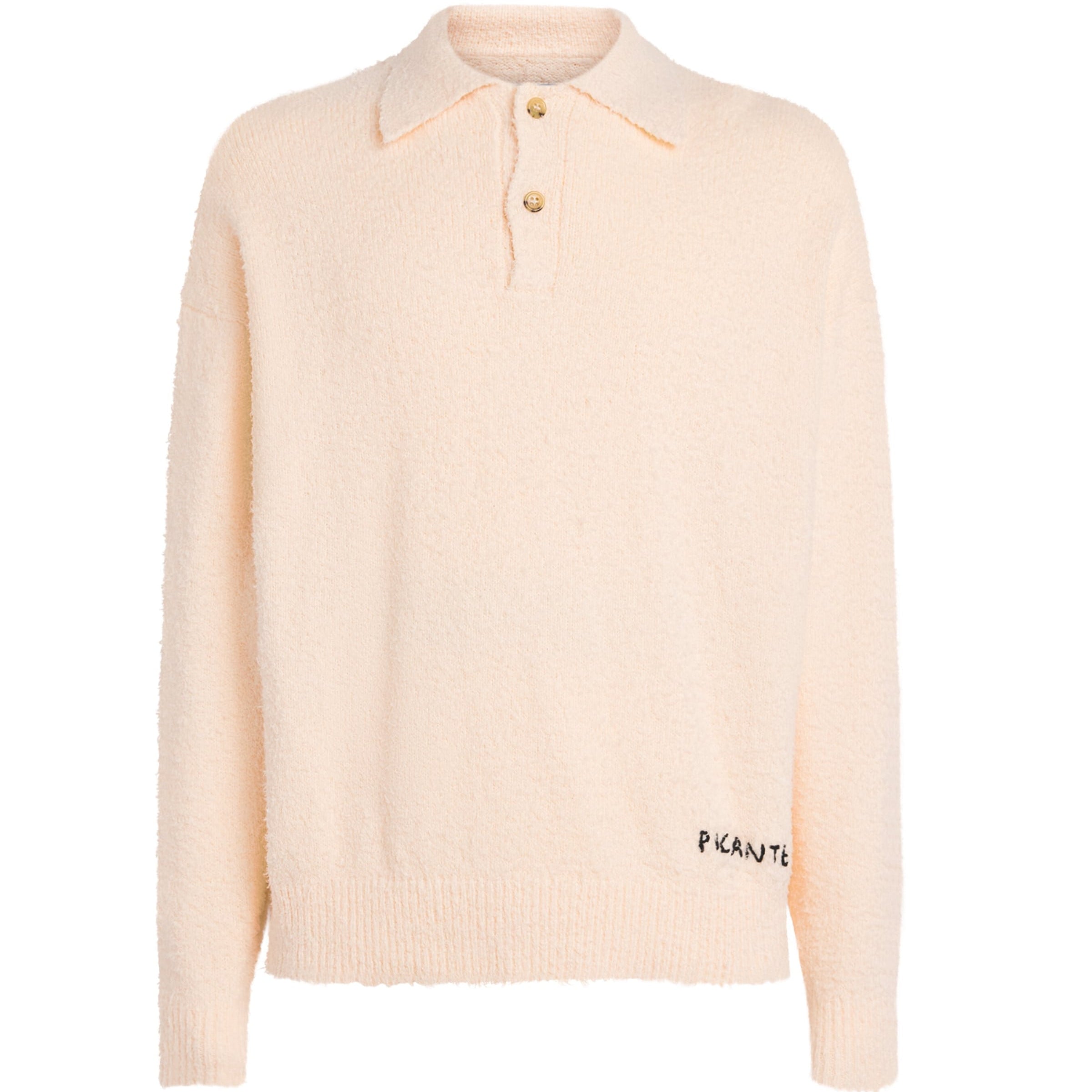 Picante Cotton-Blend Shaggy Polo Shirt