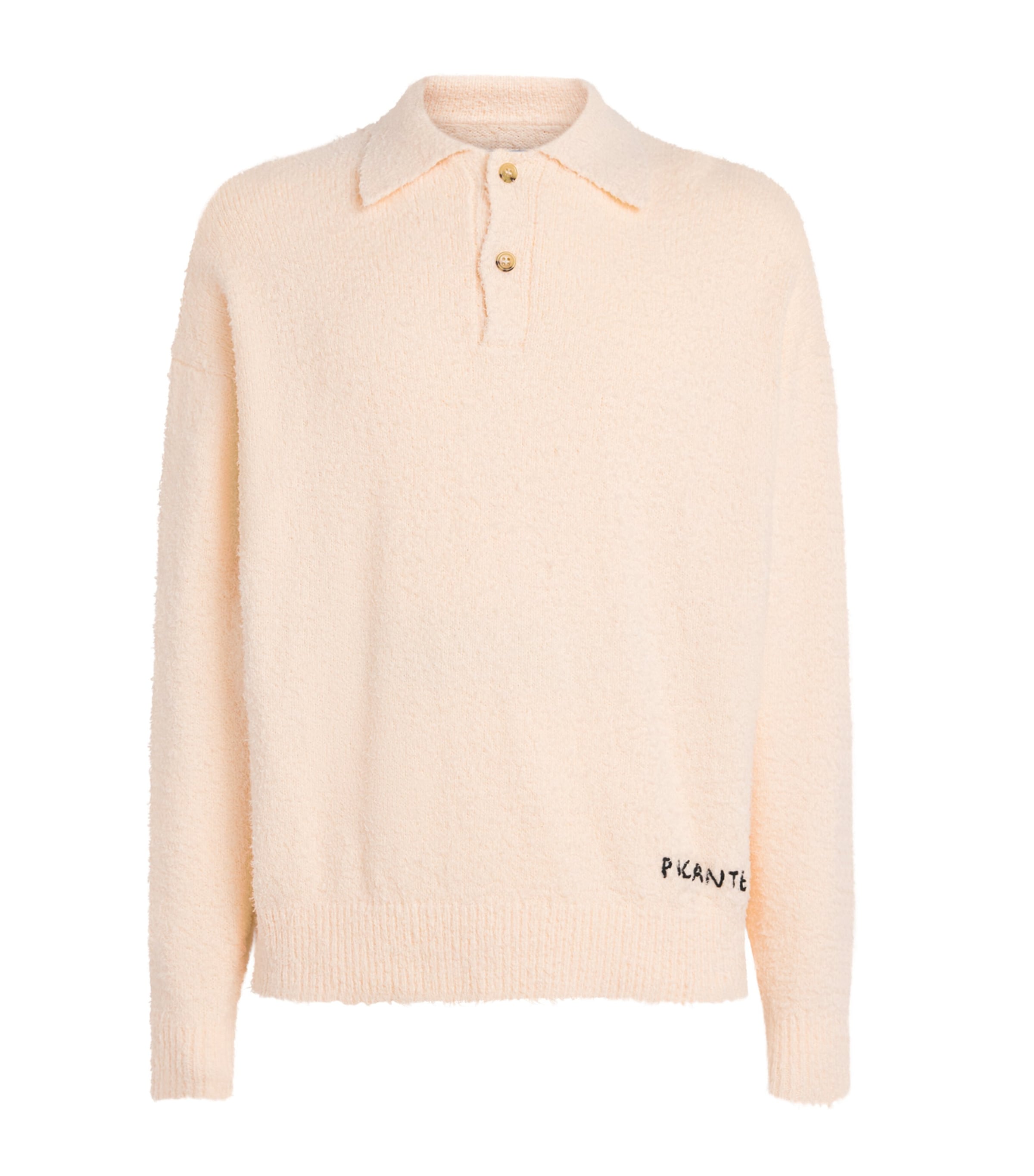 Picante Cotton-Blend Shaggy Polo Shirt