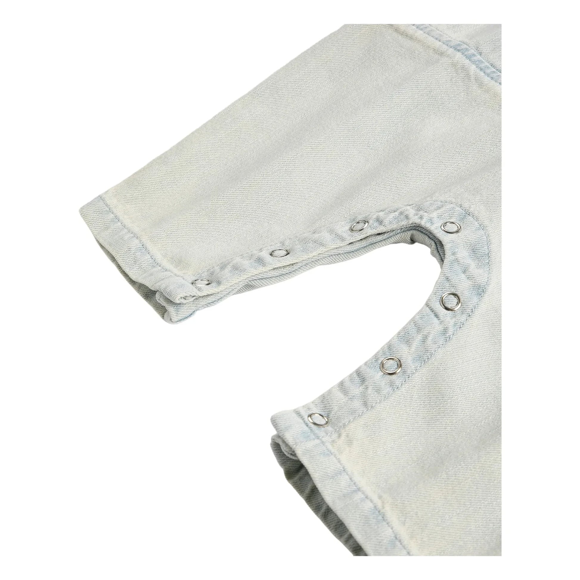 Bobo Choses - Organic Cotton Washed Denim Jumpsuit | Light Blue