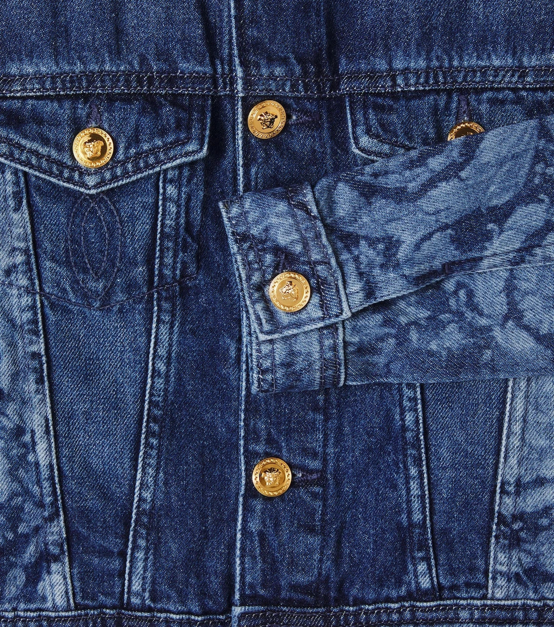 Versace Kids - Barocco denim jacket