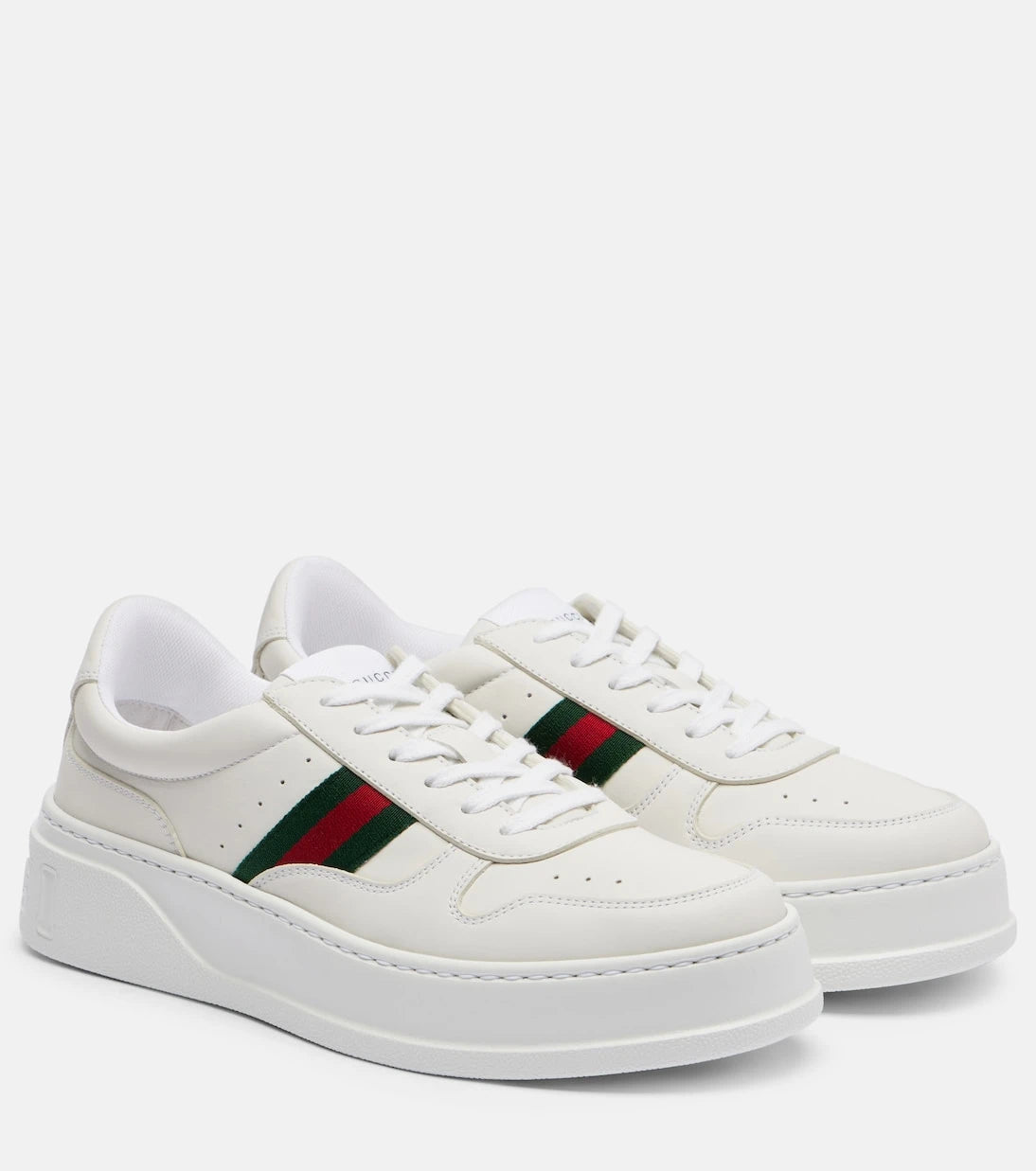Gucci - New Chunky B leather sneakers