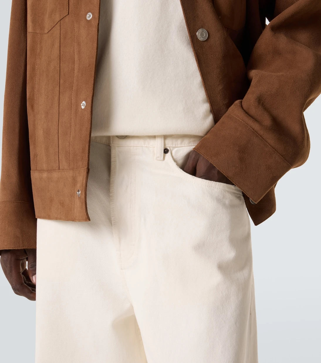 Frame - Baggy high-rise wide-leg jeans
