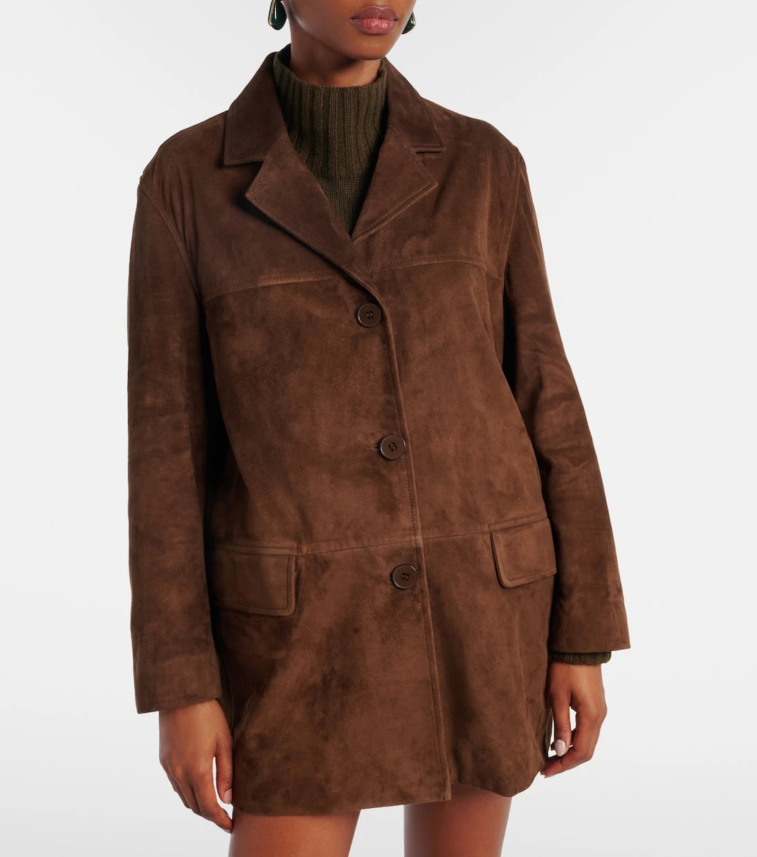 Nour Hammour - Voltia suede jacket