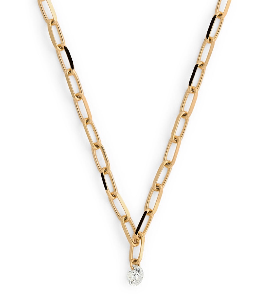 Persée Yellow Gold and Diamond Danaé Necklace
