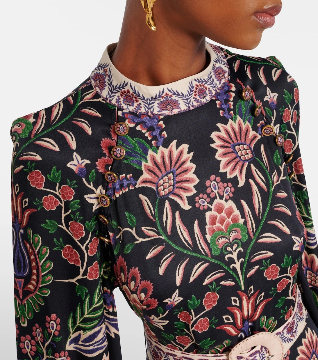 Farm Rio - Marvelous Garden floral midi dress