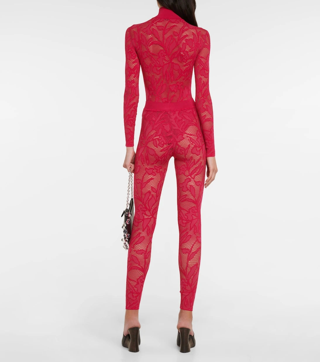 Alaïa - Lace leggings